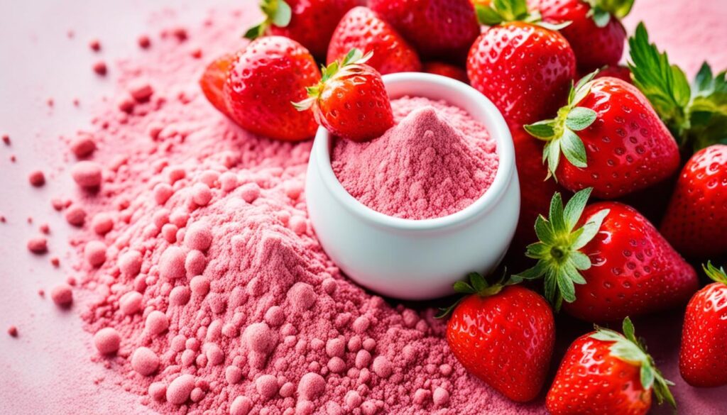 strawberry powder